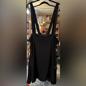 Modcloth Black Suspender Skirt